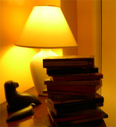 books and light books and light