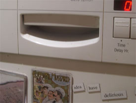 the dishwasher's Mona Lisa smile the dishwasher's Mona Lisa smile
