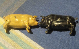 Photo: Toy pigs