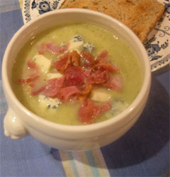 Broccoli and celeriac soup