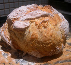 Irish white soda bread