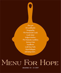 Menu for Hope