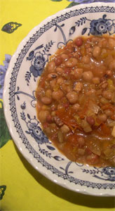 Creole bean soup