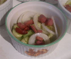 broad bean and duck breast salad