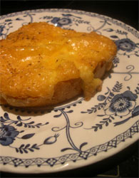 oven baked cheese toasty