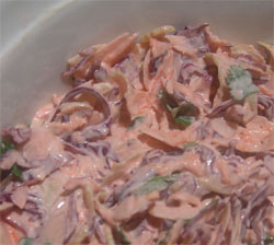 pink coleslaw