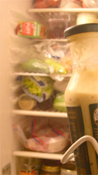 inside our fridge freezer