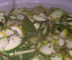 making stock in the slow cooker