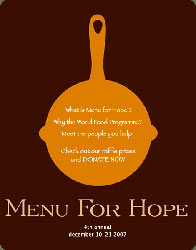 menu for hope 4