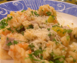 pork and parsley risotto
