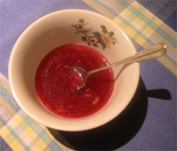 redcurrant and horseradish relish