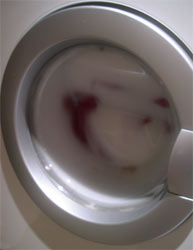 soapy washing machine