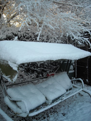 Photo: Swing seat in winter