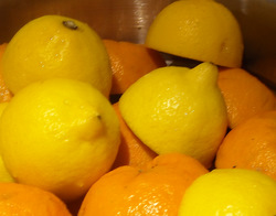 Photo: Seville oranges and lemons