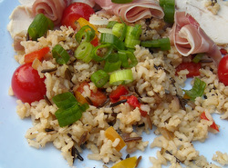 Photo: Savoury rice and cold meat