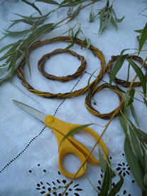 Photo: Green willow wreaths