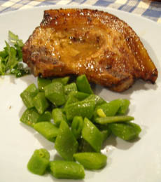 Photo: Pork Chops with Tarragon and Elderflower