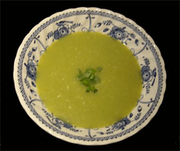 Photo: Cauliflower leaf soup