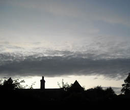 Photo: Evening sky in Cheveley