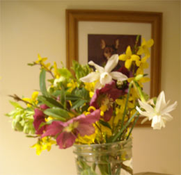 Photo: Flowers from the garden. March 2009