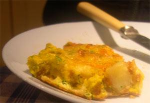Photo: Potato and cheese frittata