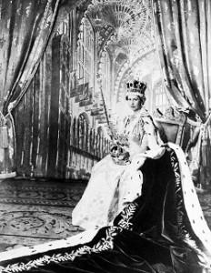 Queen Elizabeth II Coronation portrait photograph