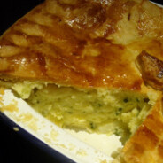 Recipe for Fiona’s vegetarian cheese and potato pie: delicious hot and even better cold