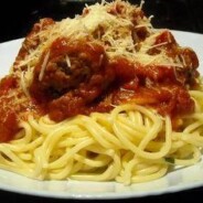 The ultimate spaghetti and meatballs recipe in a rich tomato sauce. Slow cooker/crock pot method