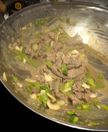 Photo: Skirt of beef stir fry