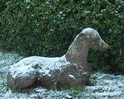 Photo: Stone dog