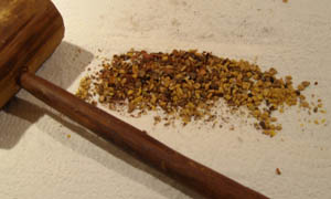 Photo: Wooden hammer and spices