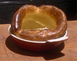 large individual yorkshire pudding